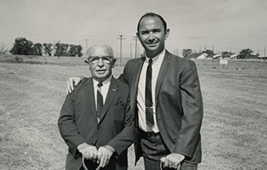 This is a picture of Perlmutter and his father