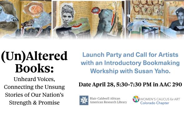 (Un)Altered Books event poster